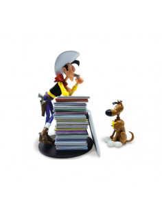 es::Figura Lucky Luke y Rantamplan Pila de cómics 2