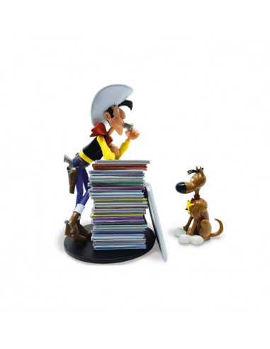 es::Figura Lucky Luke y Rantamplan Pila de cómics