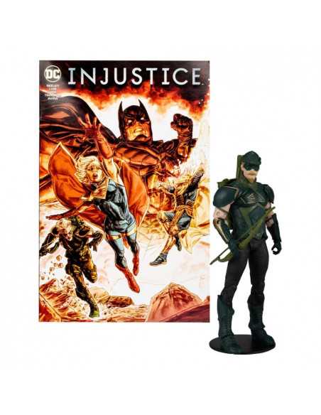es::DC Page Punchers Figura & Cómic Green Arrow (Injustice 2) 18 cm