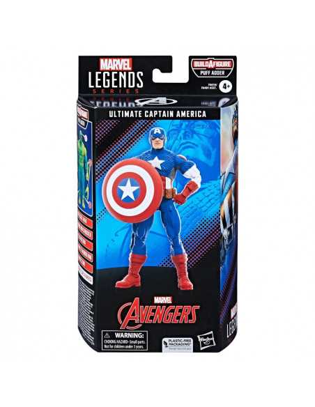 es::Marvel Legends Series Figura Ultimate Captain America 15 cm 