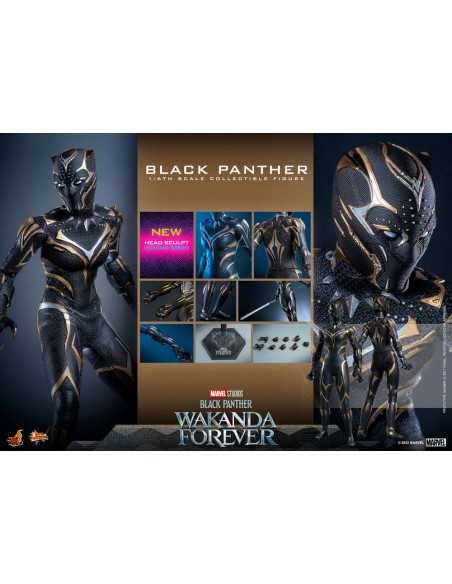 es::Black Panther: Wakanda Forever Figura Movie Masterpiece 1/6 Black Panther 28 cm