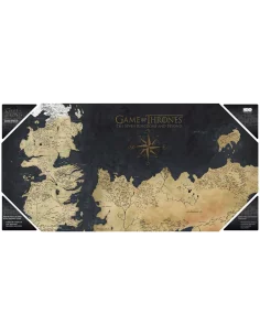 es::Juego de Tronos: Mapa Póster de vidrio 60 x 30 cm