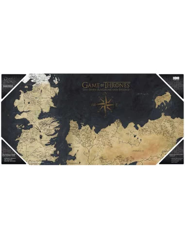 es::Juego de Tronos: Mapa Póster de vidrio 60 x 30 cm