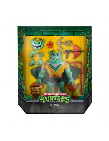 es::Tortugas Ninja Figura Ultimates Ray Fillet 18 cm