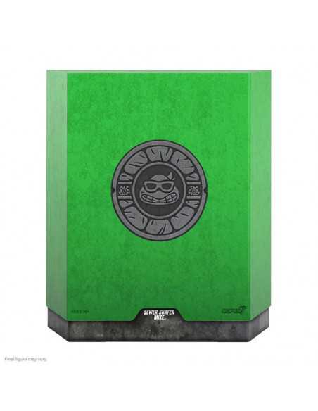 es::Tortugas Ninja Figura Ultimates Sewer Surfer Mike 18 cm
