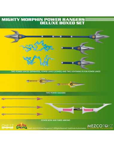 es::Mighty Morphin Power Rangers 5 Figuras 1/12 Power Rangers One:12 Collective