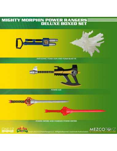 es::Mighty Morphin Power Rangers 5 Figuras 1/12 Power Rangers One:12 Collective