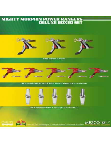 es::Mighty Morphin Power Rangers 5 Figuras 1/12 Power Rangers One:12 Collective