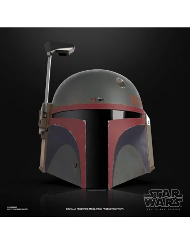 es::EMBALAJE DAÑADO Star Wars The Mandalorian Casco Electrónico Boba Fett Repintado Black Series