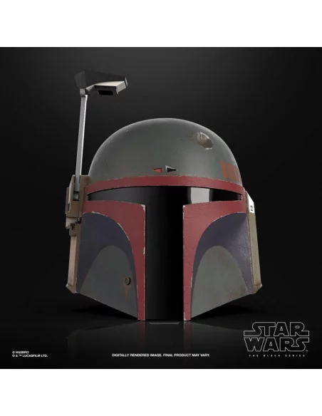 es::EMBALAJE DAÑADO Star Wars The Mandalorian Casco Electrónico Boba Fett Repintado Black Series