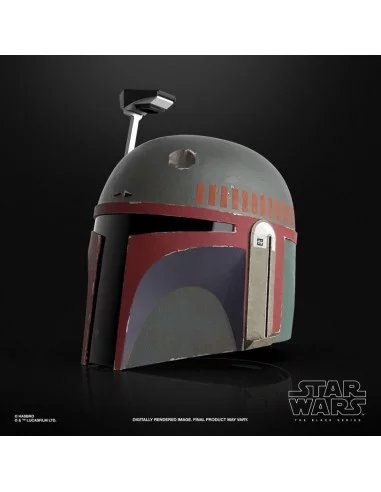 es::EMBALAJE DAÑADO Star Wars The Mandalorian Casco Electrónico Boba Fett Repintado Black Series