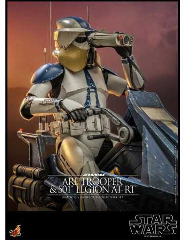 es::Star Wars The Clone Wars Figura 1/6 ARF Trooper & 501st Legion AT-RT Hot Toys 30 cm