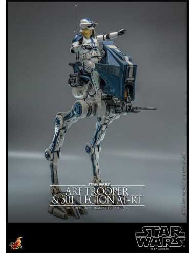 es::Star Wars The Clone Wars Figura 1/6 ARF Trooper & 501st Legion AT-RT Hot Toys 30 cm