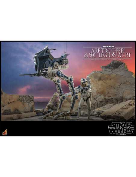 es::Star Wars The Clone Wars Figura 1/6 ARF Trooper & 501st Legion AT-RT Hot Toys 30 cm