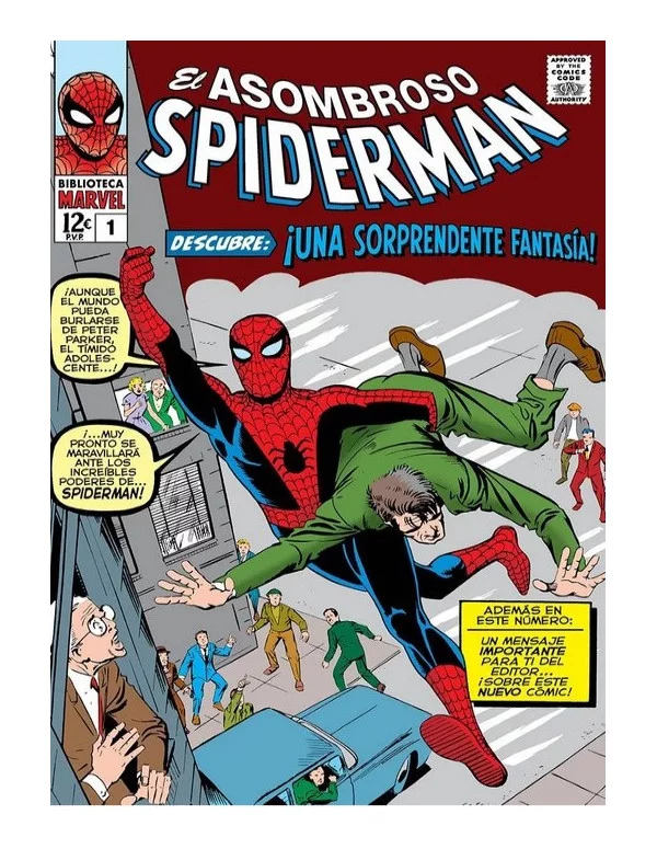 Línea de visión Antecedente Jirafa Comprar comic Panini Comics Biblioteca Marvel. El Asombroso Spiderman 1.  1962-63 - Mil Comics: Tienda de cómics y figuras Marvel, DC Comics, Star  Wars, Tintín