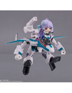 es::Macross Delta Vehículo con Figura Tiny Session VF-31C Siegfried (Arad Mölders Use) with Mikumo Guynemer 10 cm 2