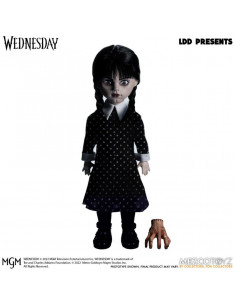 es::Addams Family Living Dead Dolls Muñeco Wednesday Addams 25 cm