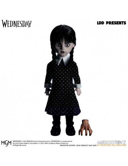 es::Addams Family Living Dead Dolls Muñeco Wednesday Addams 25 cm