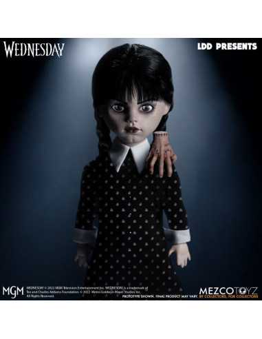 es::Addams Family Living Dead Dolls Muñeco Wednesday Addams 25 cm