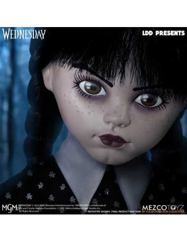 es::Addams Family Living Dead Dolls Muñeco Wednesday Addams 25 cm