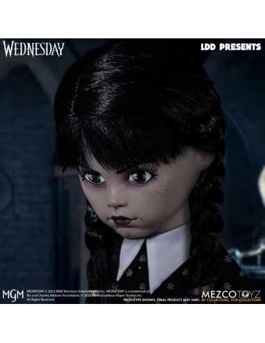 es::Addams Family Living Dead Dolls Muñeco Wednesday Addams 25 cm