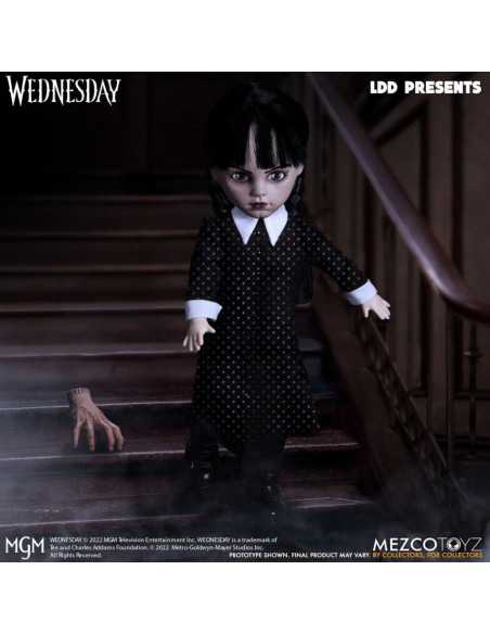 es::Addams Family Living Dead Dolls Muñeco Wednesday Addams 25 cm