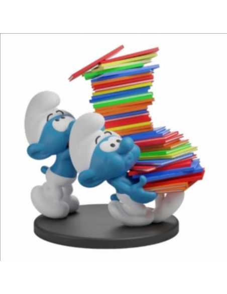 es::Los Pitufos Pila de cómics 25 cm 