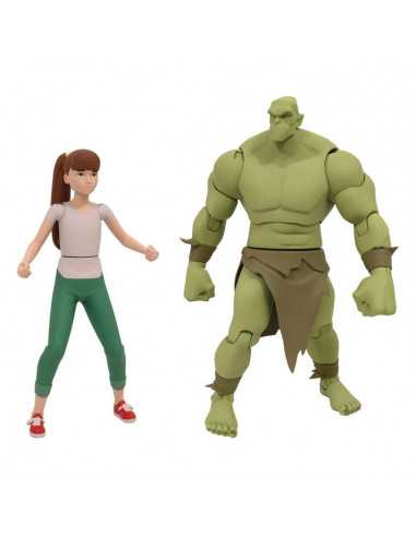 es::Invencible Animation Pack de 2 Figuras Deluxe Monster Girl 23 cm