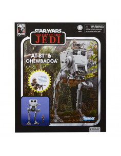 es::Star Wars Episode VI Vintage Collection Vehículo con Figura AT-ST & Chewbacca 