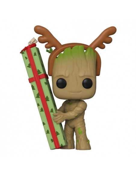 es::Guardianes de la Galaxia Holiday Special Funko Pop! Groot 9 cm
