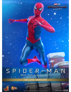 es::Spider-Man: No Way Home Figura Movie Masterpiece 1/6 Spider-Man (New Red and Blue Suit) (Deluxe Version) Hot Toys 28 cm