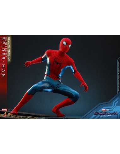 es::Spider-Man: No Way Home Figura Movie Masterpiece 1/6 Spider-Man (New Red and Blue Suit) (Deluxe Version) Hot Toys 28 cm