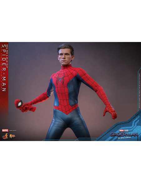 es::Spider-Man: No Way Home Figura Movie Masterpiece 1/6 Spider-Man (New Red and Blue Suit) Hot Toys 28 cm