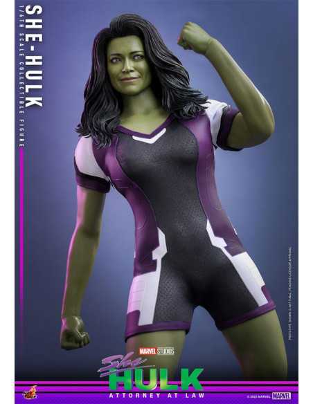 es::She-Hulk Abogada Hulka Figura 1/6 She-Hulk 35 cm Hot Toys 28 cm