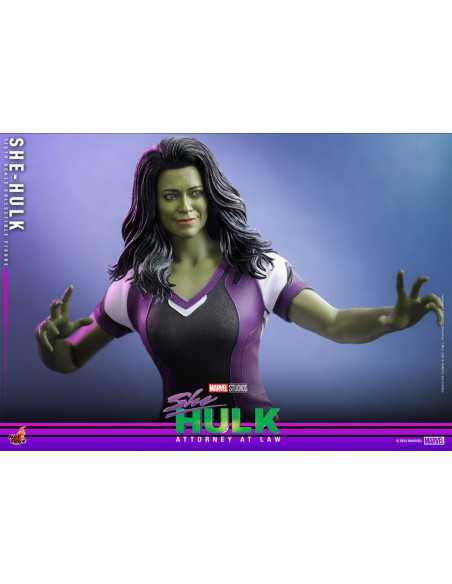 es::She-Hulk Abogada Hulka Figura 1/6 She-Hulk 35 cm Hot Toys 28 cm