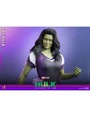 es::She-Hulk Abogada Hulka Figura 1/6 She-Hulk 35 cm Hot Toys 28 cm