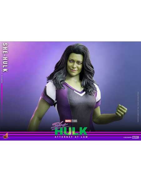 es::She-Hulk Abogada Hulka Figura 1/6 She-Hulk 35 cm Hot Toys 28 cm