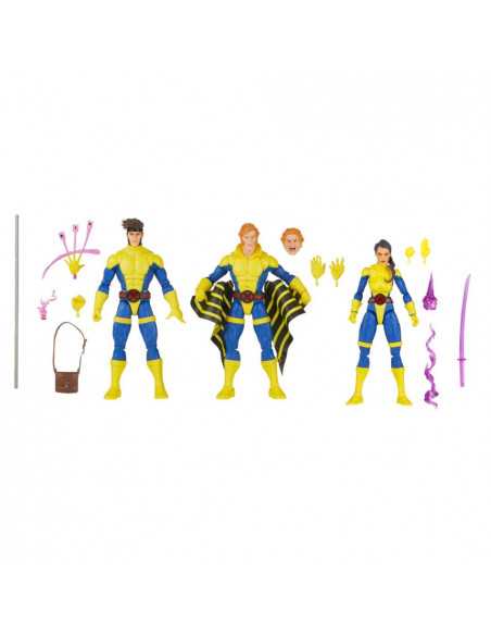 es::X-Men Marvel Legends 60th Anniversary Pack de 3 Figuras Gambit, Marvel's Banshee, Psylocke 15 cm
