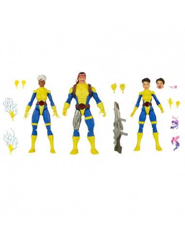 es::X-Men Marvel Legends 60th Anniversary Pack de 3 Figuras Storm, Marvel's Forge, Jubilee 15 cm