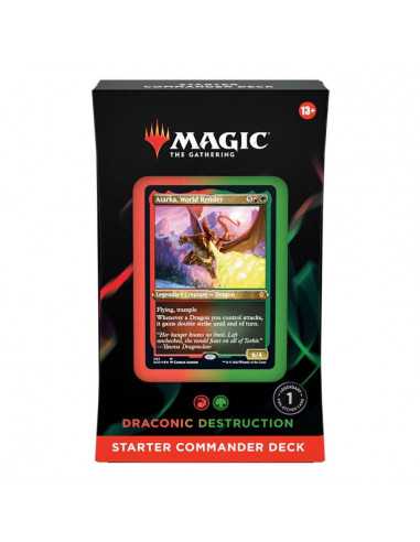 es::Magic the Gathering Mazo inicial de Commander 2022 Destrucción dracónica (En castellano)