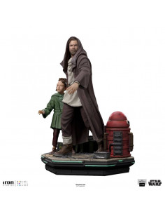 es::Star Wars Obi-Wan Kenobi Estatua Deluxe Art Scale 1/10 Obi-Wan & Young Leia 20 cm