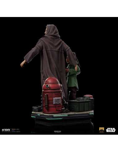 es::Star Wars Obi-Wan Kenobi Estatua Deluxe Art Scale 1/10 Obi-Wan & Young Leia 20 cm