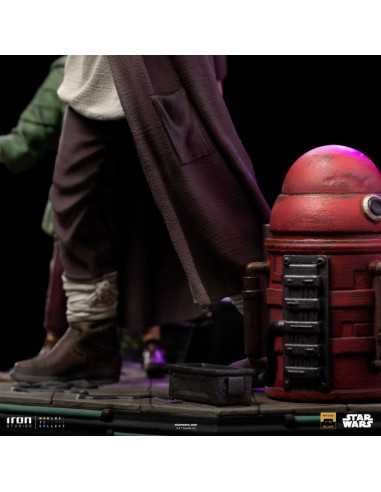 es::Star Wars Obi-Wan Kenobi Estatua Deluxe Art Scale 1/10 Obi-Wan & Young Leia 20 cm