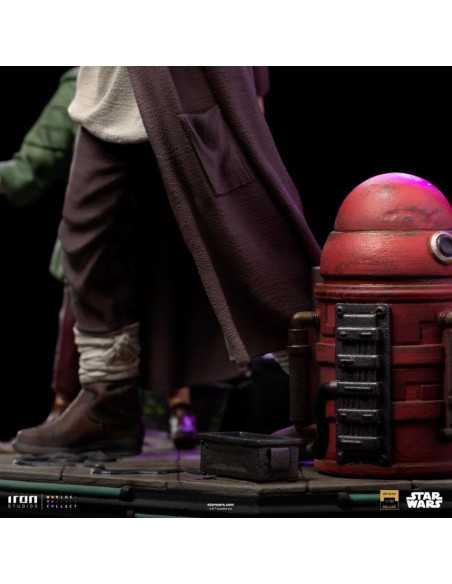 es::Star Wars Obi-Wan Kenobi Estatua Deluxe Art Scale 1/10 Obi-Wan & Young Leia 20 cm