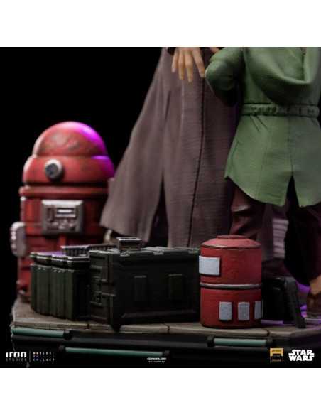 es::Star Wars Obi-Wan Kenobi Estatua Deluxe Art Scale 1/10 Obi-Wan & Young Leia 20 cm