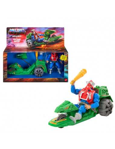 es::Masters of the Universe Origins Figura y Vehículo Mekaneck & Ground Ripper 14 cm