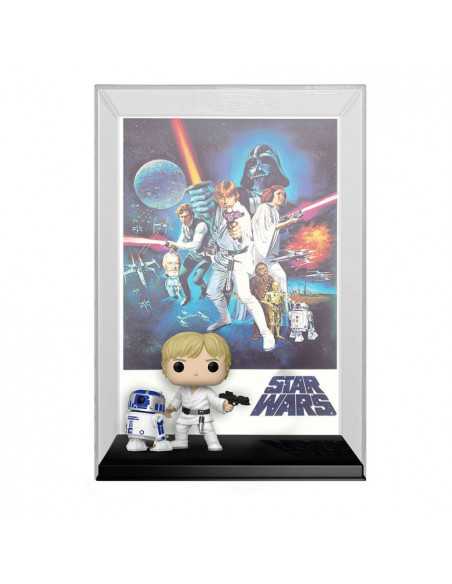 es::Star Wars A New Hope Funko POP! Movie Poster & Figura Luke & R2-D2 9 cm