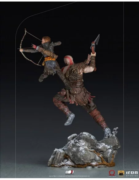 es::God of War Estatua 1/10 BDS Art Scale Kratos & Atreus 34 cm