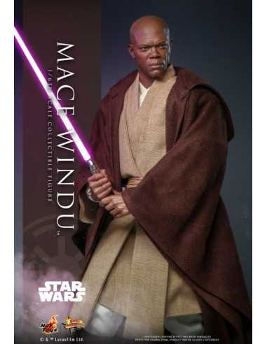 es::Star Wars Episode II Figura 1/6 Mace Windu Hot Toys 32 cm