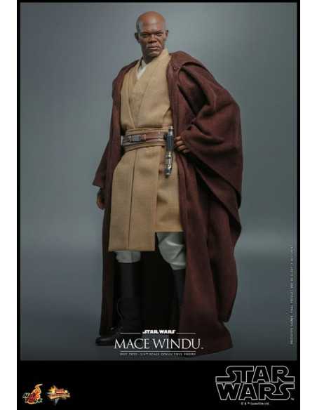 es::Star Wars Episode II Figura 1/6 Mace Windu Hot Toys 32 cm